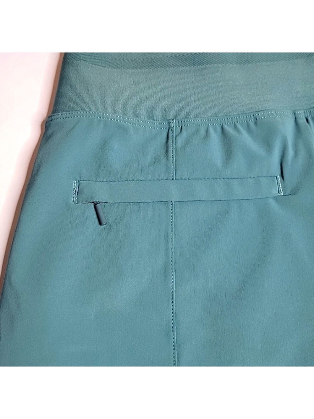 Women's Athleta Teal Cosmic Bermuda Shorts, New Size 2 - Picture 5 of 6